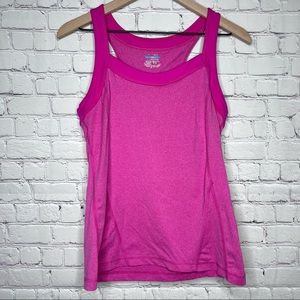 Tek gear active wear tank, built in sorts bra